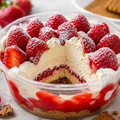 Tiramisu Fraises Spéculoos en Coupe : Délice Fruité