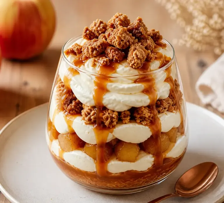 🍎 Tiramisu Pommes & Caramel Croquant