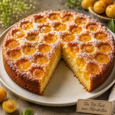 Tôt-Fait aux Mirabelles : Dessert Fruité et Fondant