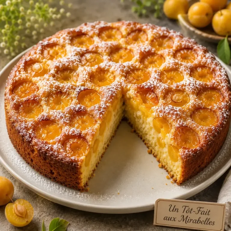 Tôt-Fait aux Mirabelles : Dessert Fruité et Fondant