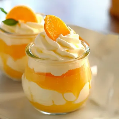 Verrines Crémeuses à l’Orange et Chantilly