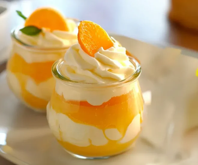 Verrines Crémeuses à l’Orange et Chantilly