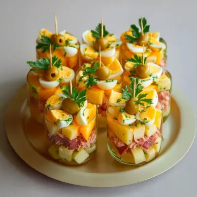 Verrines Gourmandes au Thon et Pommes de Terre