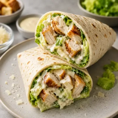 Wrap César au Poulet : Recette Facile et Gourmande