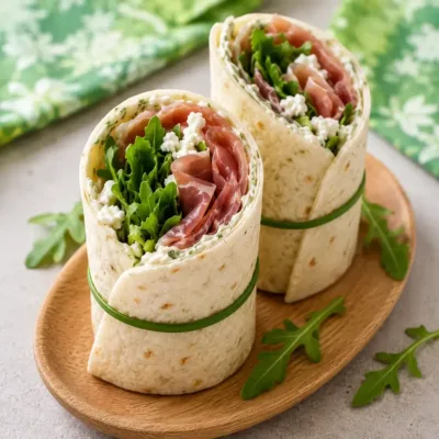 Wrap Italien au Jambon Cru et Fromage Frais