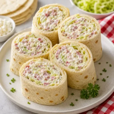 Wrap Jambon, Concombre et Fromage Frais