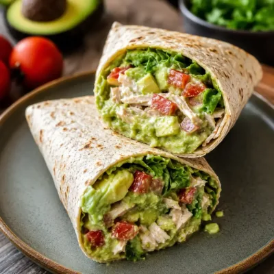 Wrap Poulet Avocat Ultra Crémeux