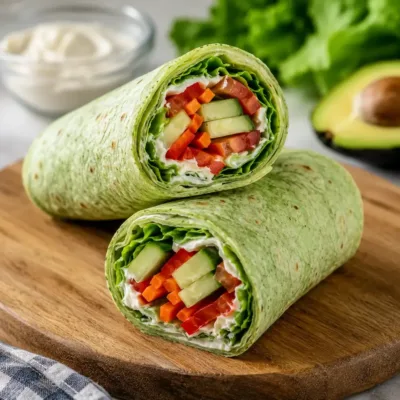 Wrap Végétarien Fraîcheur à l’Avocat & Fromage