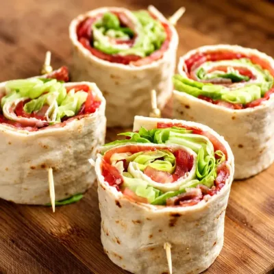 Wraps Apéritifs au Jambon Cru et Avocat