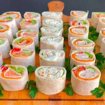 Wraps Apéritifs au Saumon Fumé et Fromage Frais