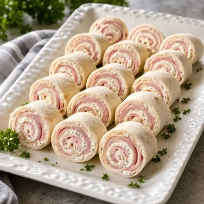 Wraps Roulés au Jambon et Fromage Frais