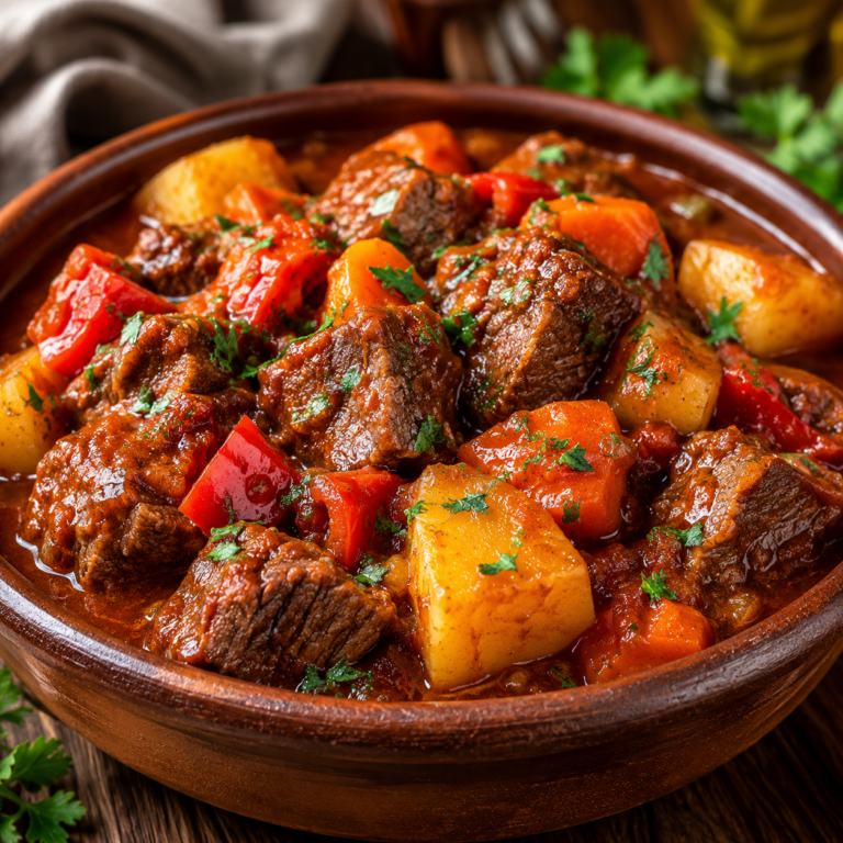 Ragoût de Bœuf Espagnol Traditionnel : Une Recette Réconfortante aux Saveurs Méditerranéennes