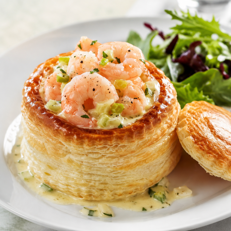 Vol-au-Vent aux Crevettes Façon Ricardo : Une Recette Élégante et Gourmande