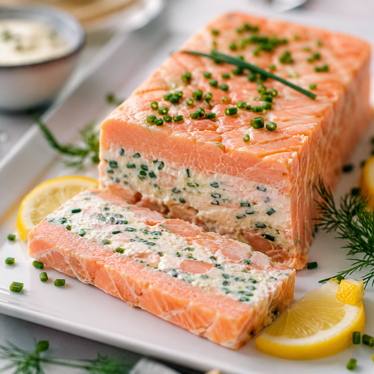 Terrine de Saumon à la Ciboulette : Une Entrée Raffinée et Facile à Réaliser