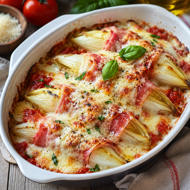Gratin d’Endives à l’Italienne : Une Recette Gourmande et Réconfortante