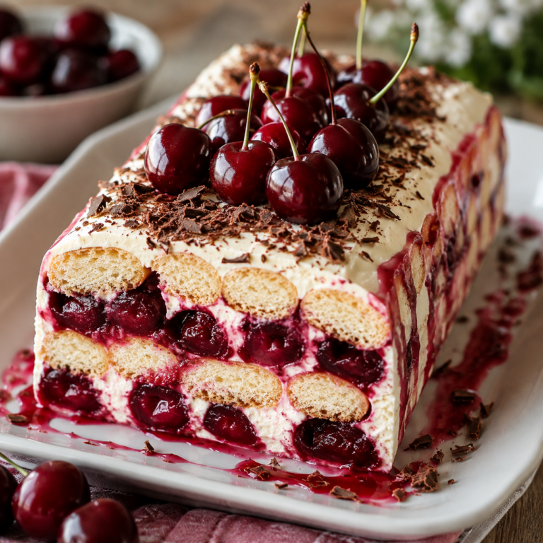 Terrine de Boudoirs aux Cerises : un dessert frais, fondant et ultra gourmand