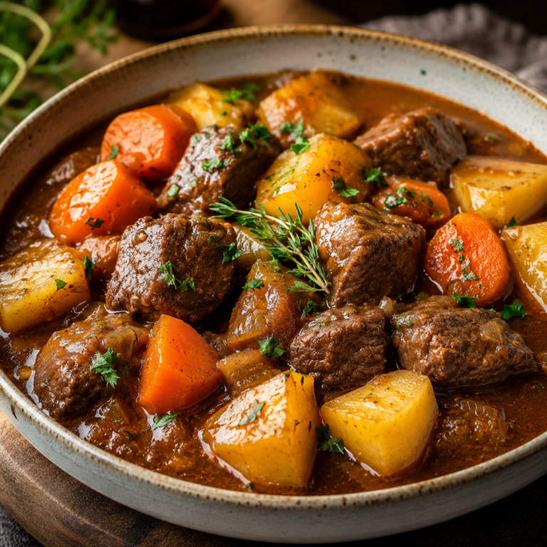Ragoût de Bœuf aux Carottes et Pommes de Terre : Le Plat Réconfortant par Excellence