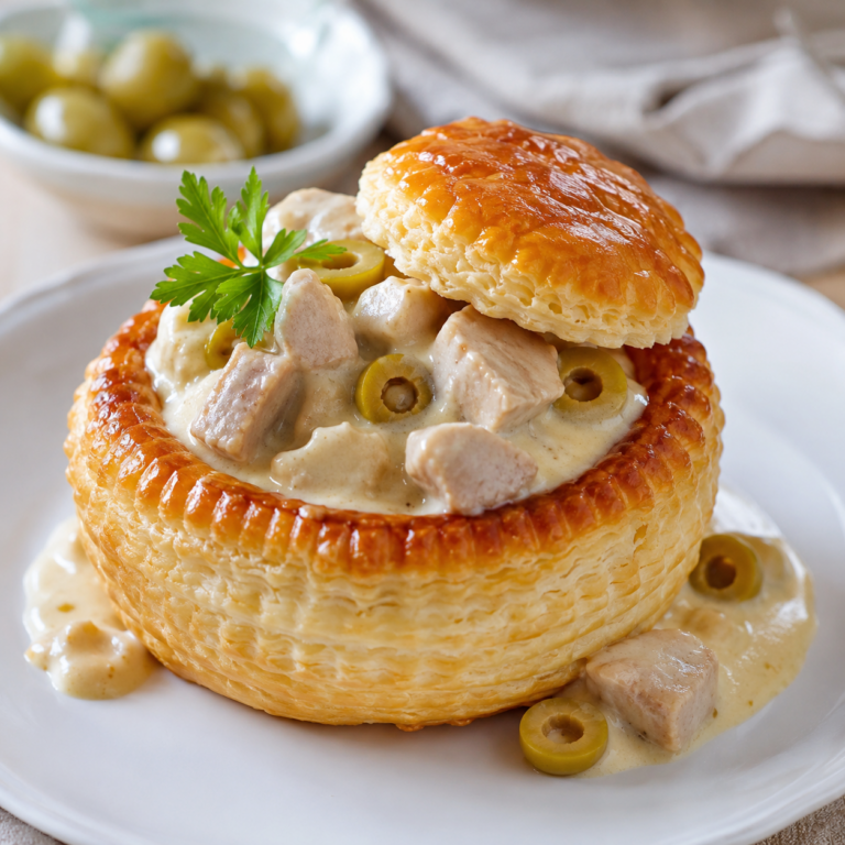 Vol-au-Vent au Veau et aux Olives