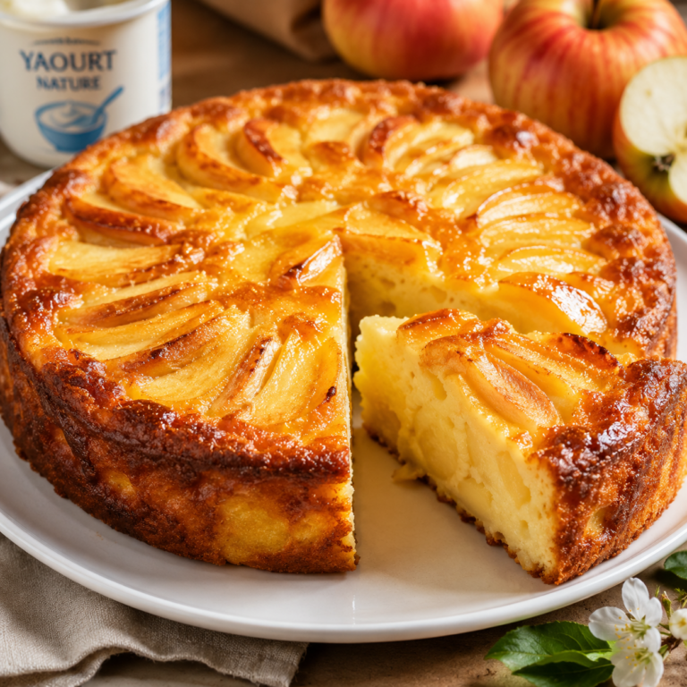 Flan aux Pommes au Yaourt : Un Dessert Fondant et Léger