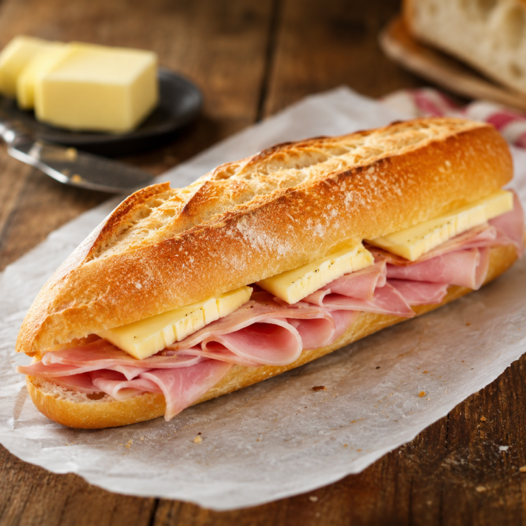 Baguette Jambon-Beurre : Le Sandwich Français Authentique et Gourmand