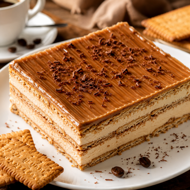 Gâteau au Petit Beurre au Café : Le Dessert Familial Sans Cuisson