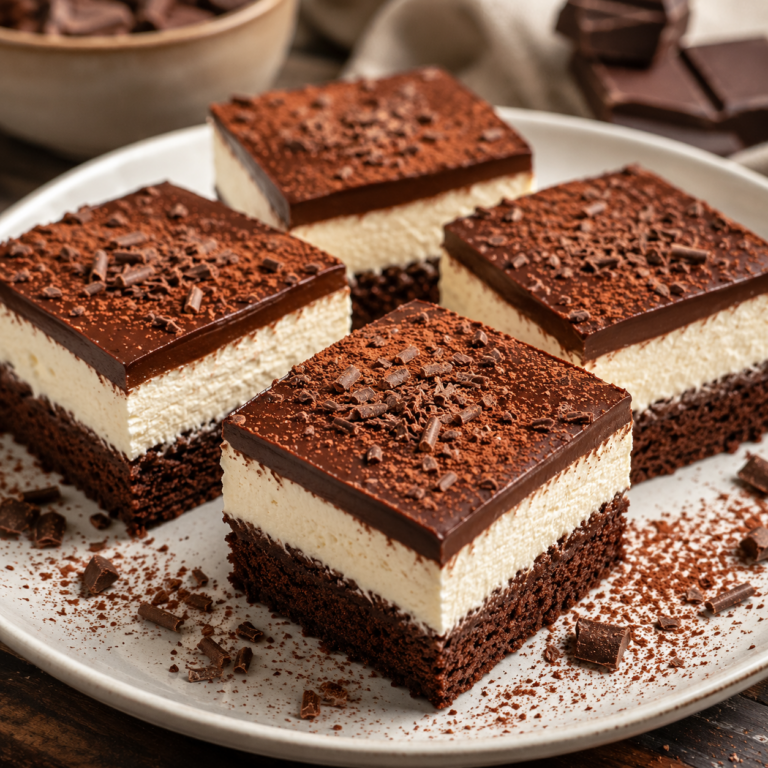 Carrés au Chocolat et Mascarpone : Fondants, Gourmands et Irrésistibles
