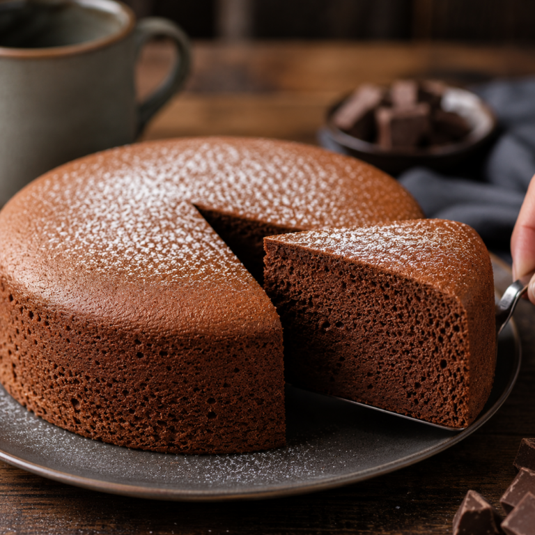 Gâteau Japonais au Chocolat : Fondant, Léger et Irrésistible