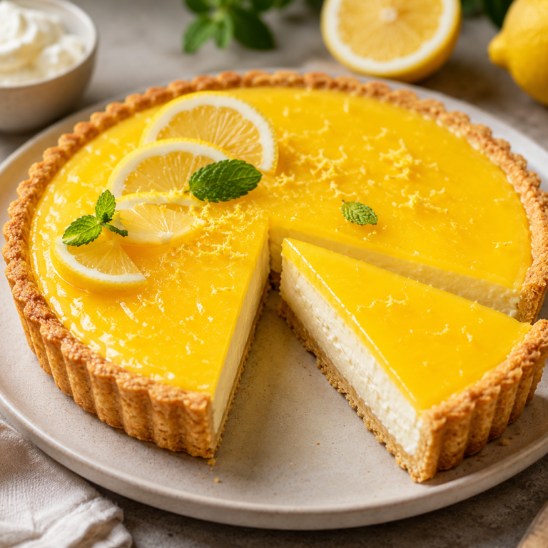 Tarte Citron–Mascarpone : Fraîche, Fondante et Irrésistible