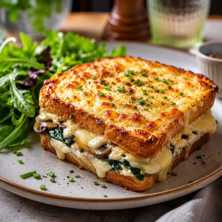 Croque-Monsieur Végétarien : Gourmand, Croustillant et Facile à Préparer