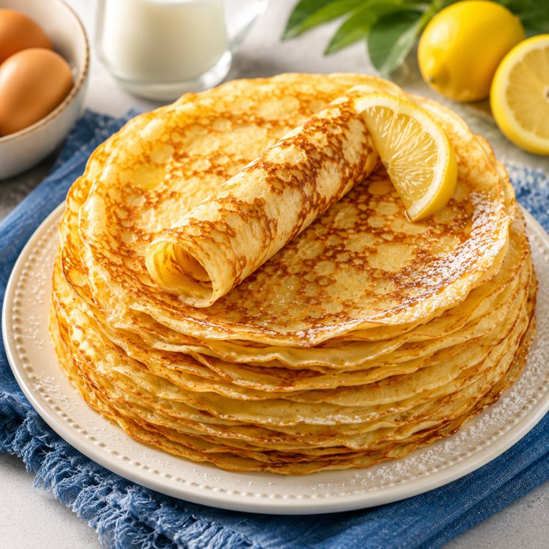 Crêpes Maison Moelleuses et Légères