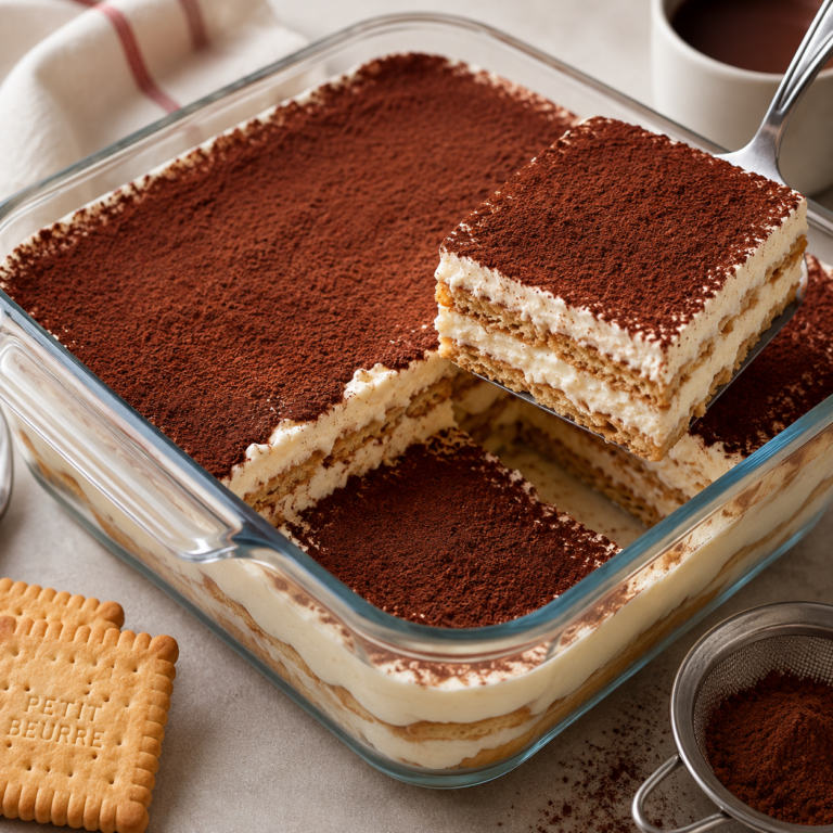 Gâteau Petit Beurre au Mascarpone