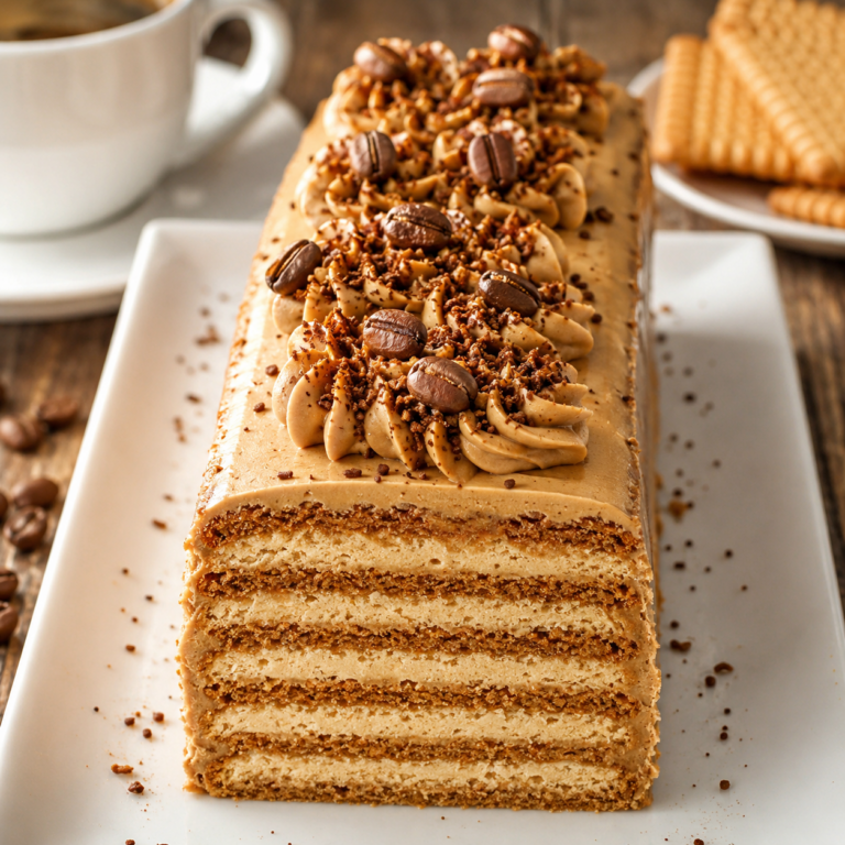 Gâteau Petit Beurre au Café : le Dessert Sans Cuisson Gourmand et Irrésistible