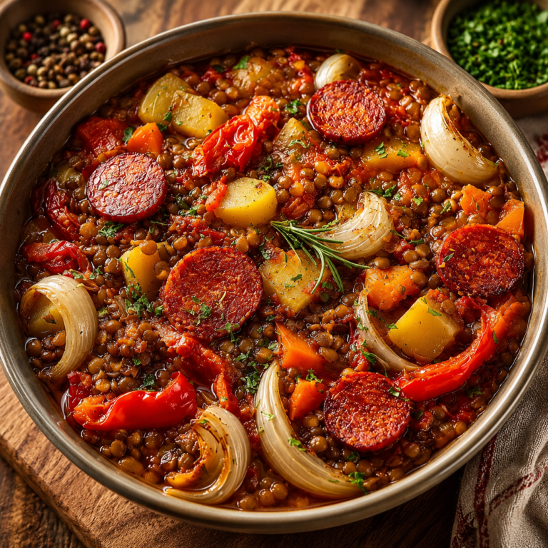 🥘 Lentilles à l’Espagnole au Chorizo