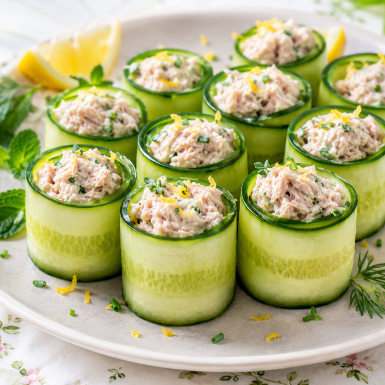 Rouleaux de Concombre au Thon : Une Entrée Fraîche et Légère