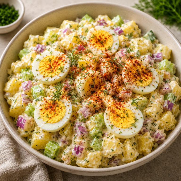 Salade de Pommes de Terre Crémeuse aux Œufs : La Recette Classique et Incontournable