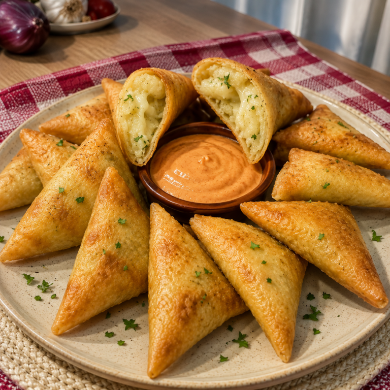 Samoussas aux Pommes de Terre et Fromage : Croustillants et Gourmands