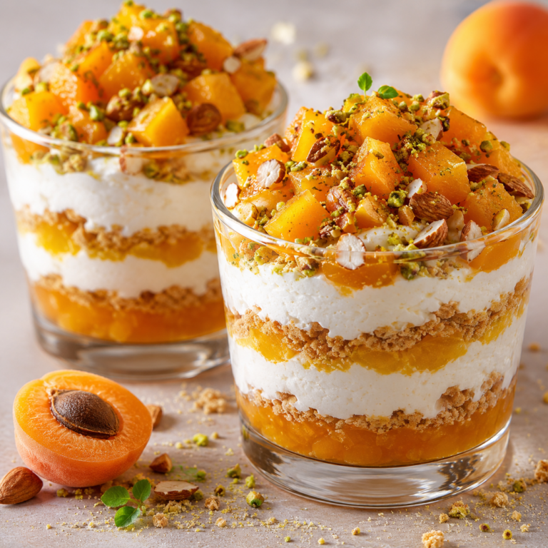 Tartare d’abricots, amandes et sablés le dessert frais et gourmand de l’été