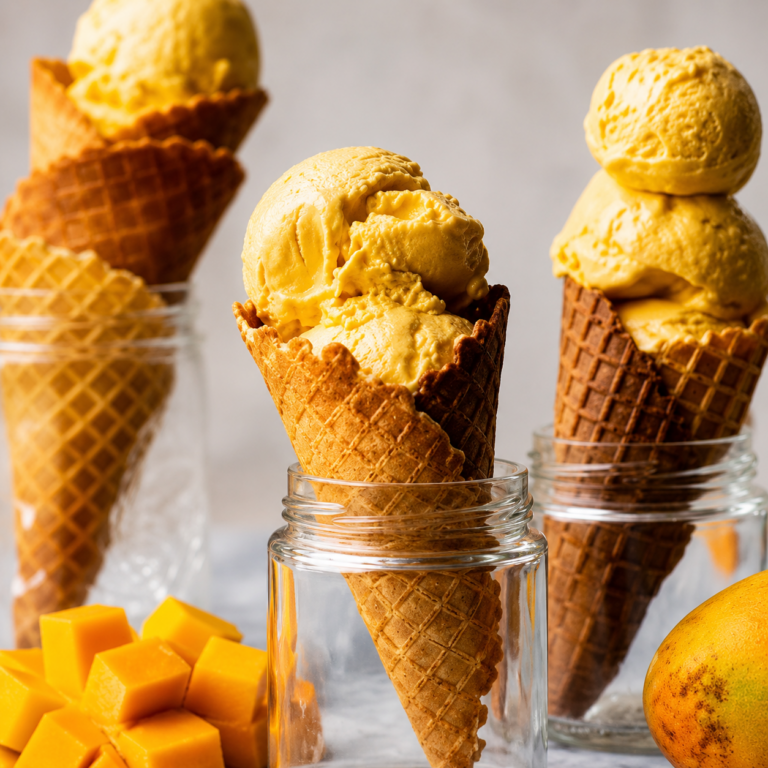 Waffle Cone Maison : Croustillant, Doré et Irrésistible