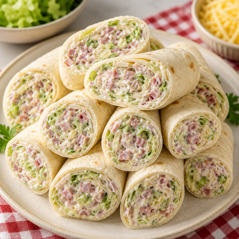 Wraps Roulés Jambon, Fromage et Laitue : La Recette Fraîche et Facile