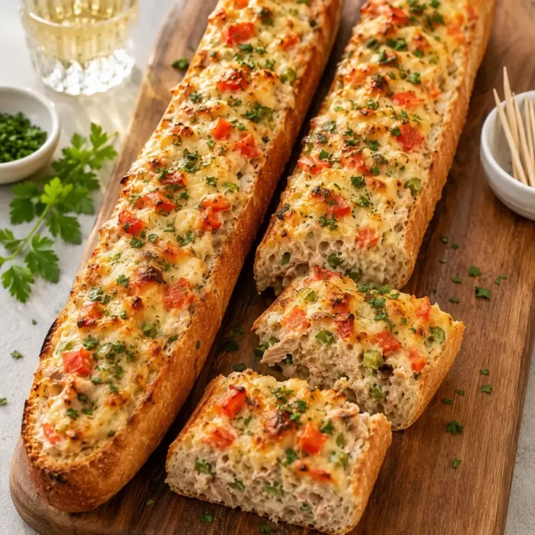 Baguette Farcie Apéro au Thon : Recette Gourmande