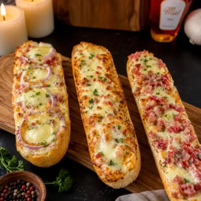 Baguettes aux lardons et au fromage : la recette gratinée ultra gourmande