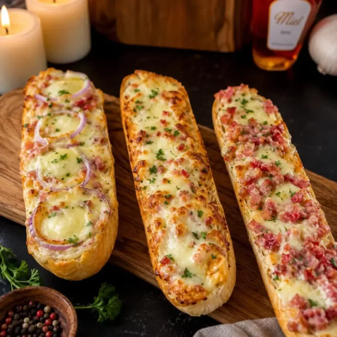 Baguettes aux lardons et au fromage : la recette gratinée ultra gourmande