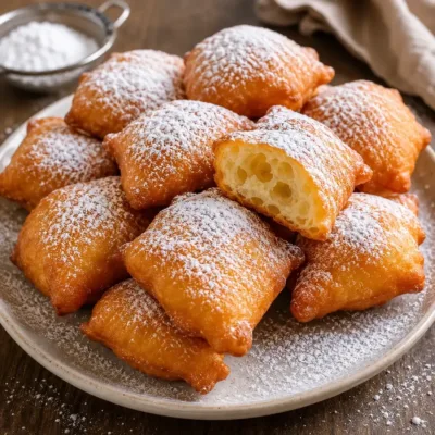 Beignets moelleux maison : recette facile et gourmande