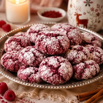 Biscuits Craquelés Framboise & Red Velvet