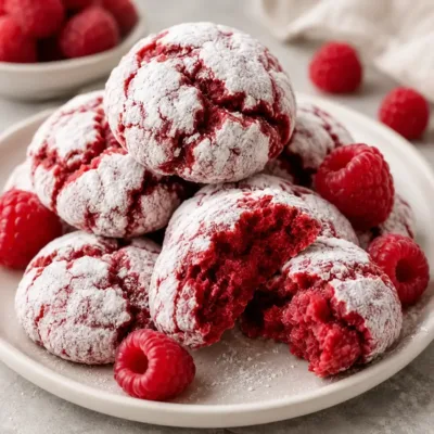 Biscuits Craquelés Framboise & Red Velvet