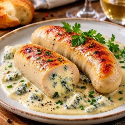 Boudin Blanc au Roquefort : Recette Gourmande