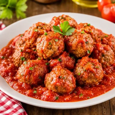 Boulettes de viande sauce tomate : la recette maison moelleuse et facile