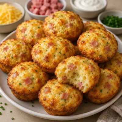 Boulettes Jambon-Fromage au Four