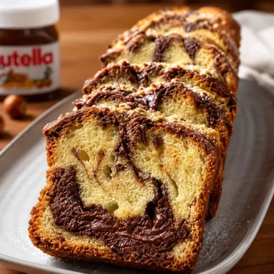 Cake Marbré au Nutella : Moelleux et Gourmand