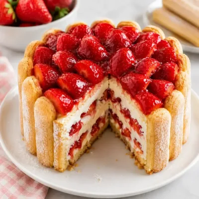 Charlotte aux Fraises et Crème Mascarpone : Recette Facile
